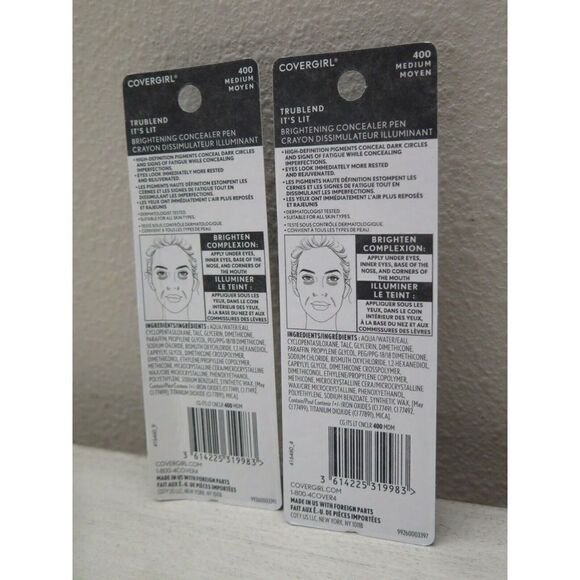 Covergirl Tru Blend It's Lit Brightening Concealer Pen #400 MEDIUM NEW in Box - Picture 6 of 6